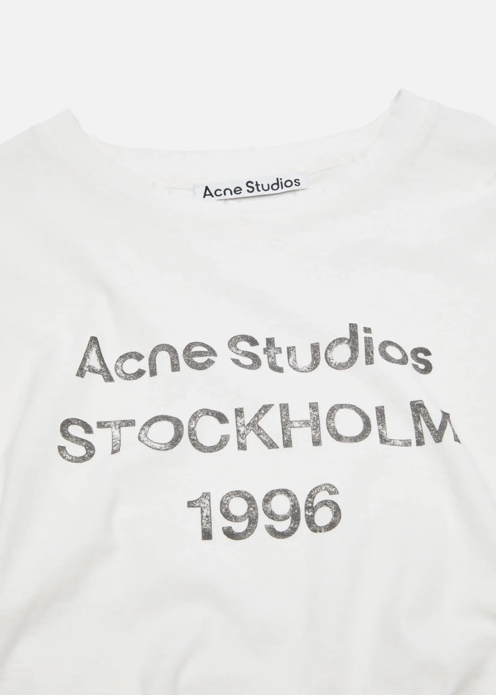 ACNE STUDIOS Acne Studios Logo T-Shirt, Off White