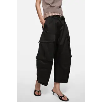 ACNE STUDIOS Acne Studios Twill Cargo Trousers | Black