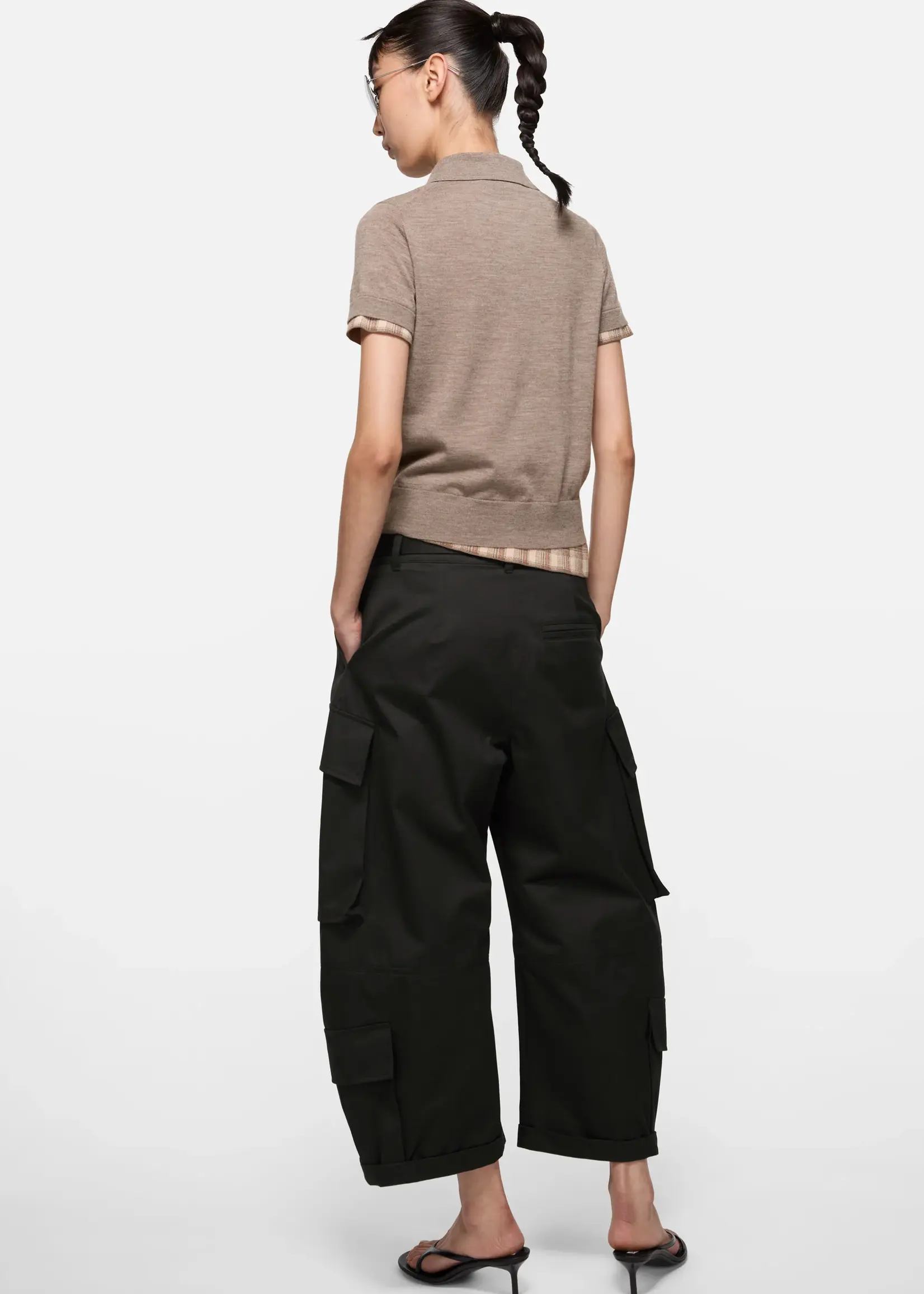 ACNE STUDIOS Acne Studios Twill Cargo Trousers, Black