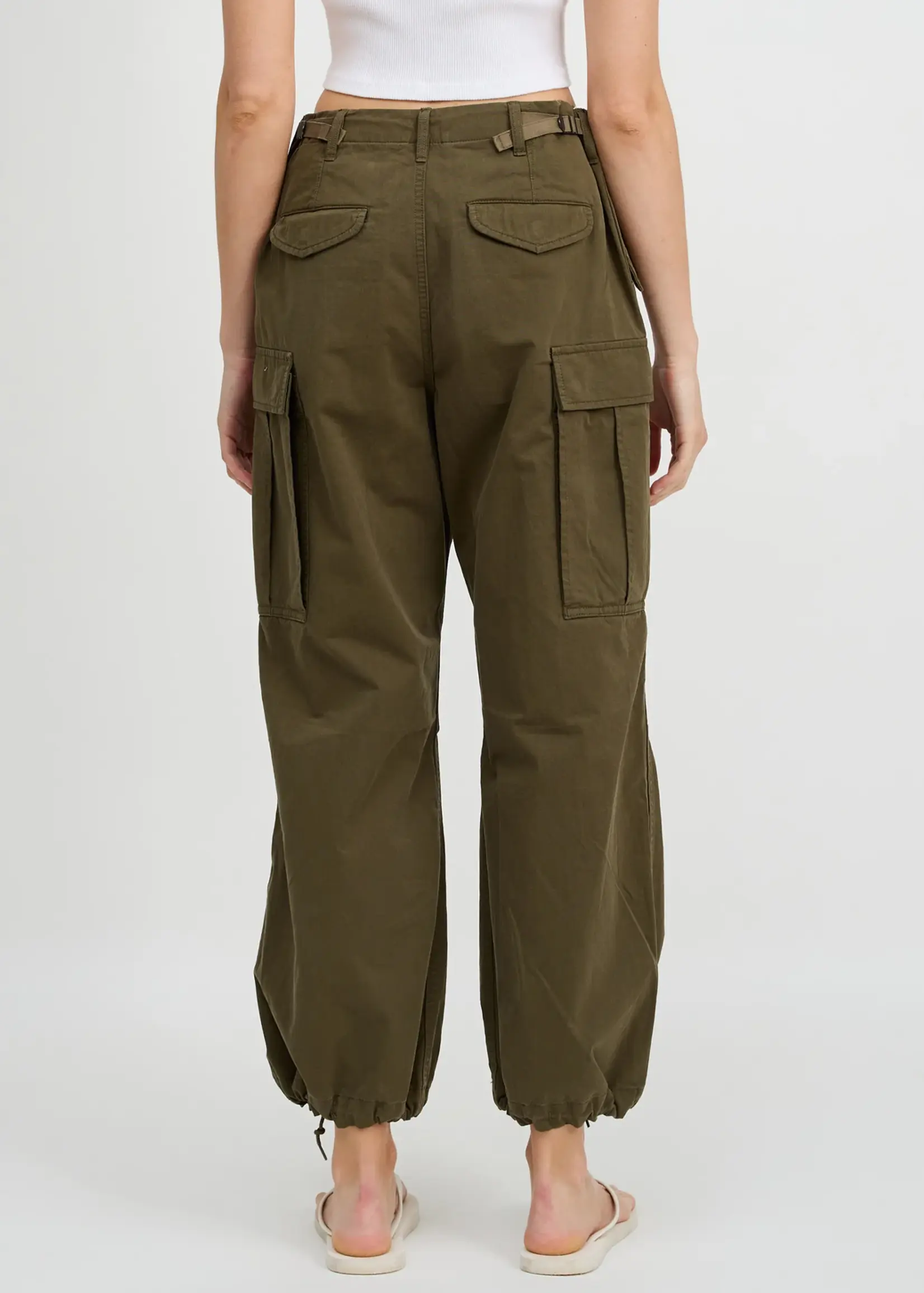 DENIMIST Denimist Cropped Cargo .Olive