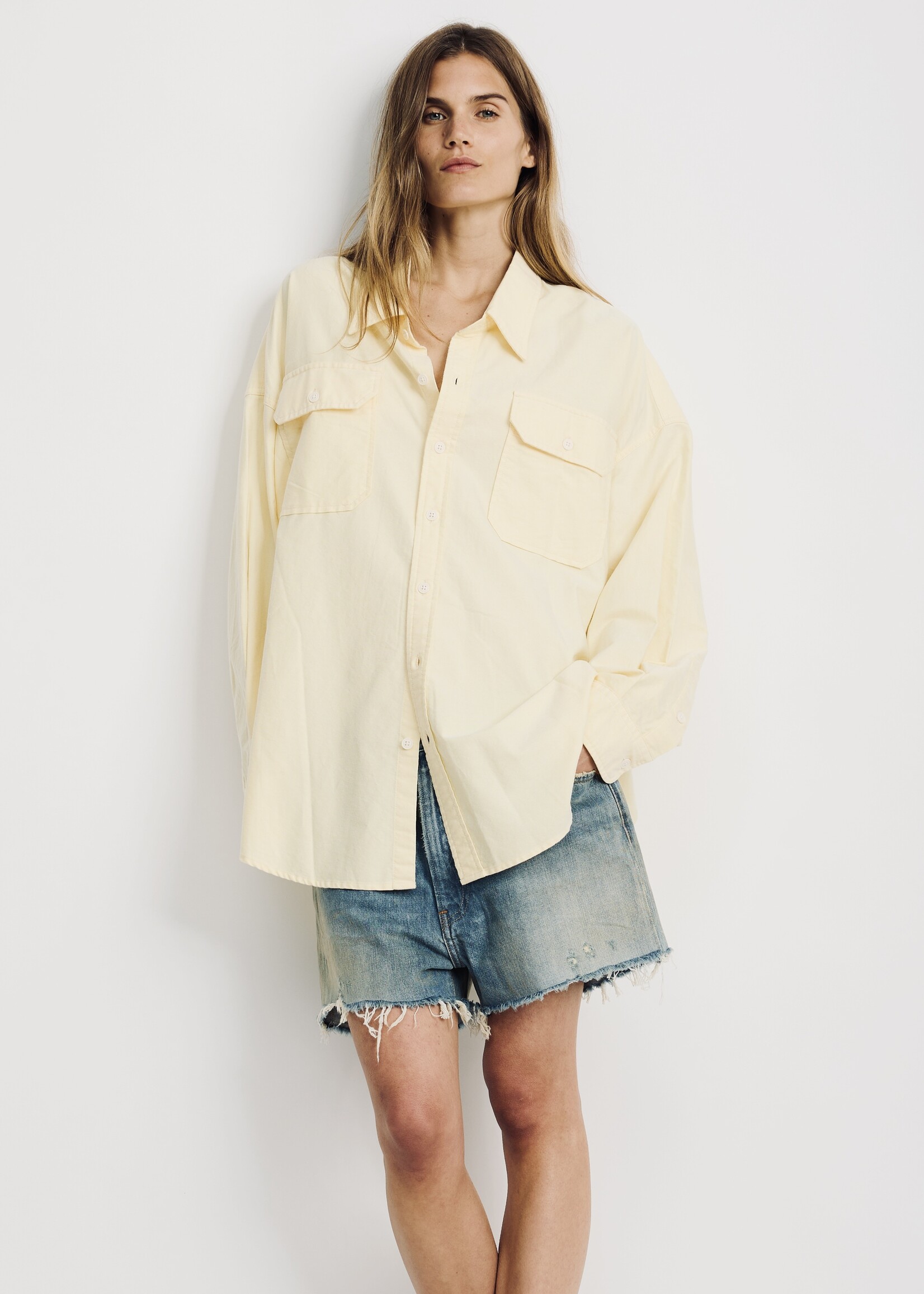 DENIMIST Denimist Utility Shirt | Yellow
