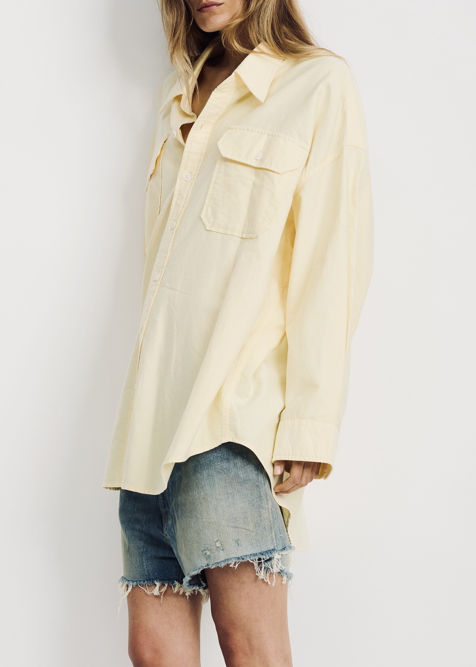DENIMIST Denimist Utility Shirt | Yellow
