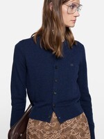 ACNE STUDIOS Acne Studios Fitted Cardigan Yak Wool | Navy Melange