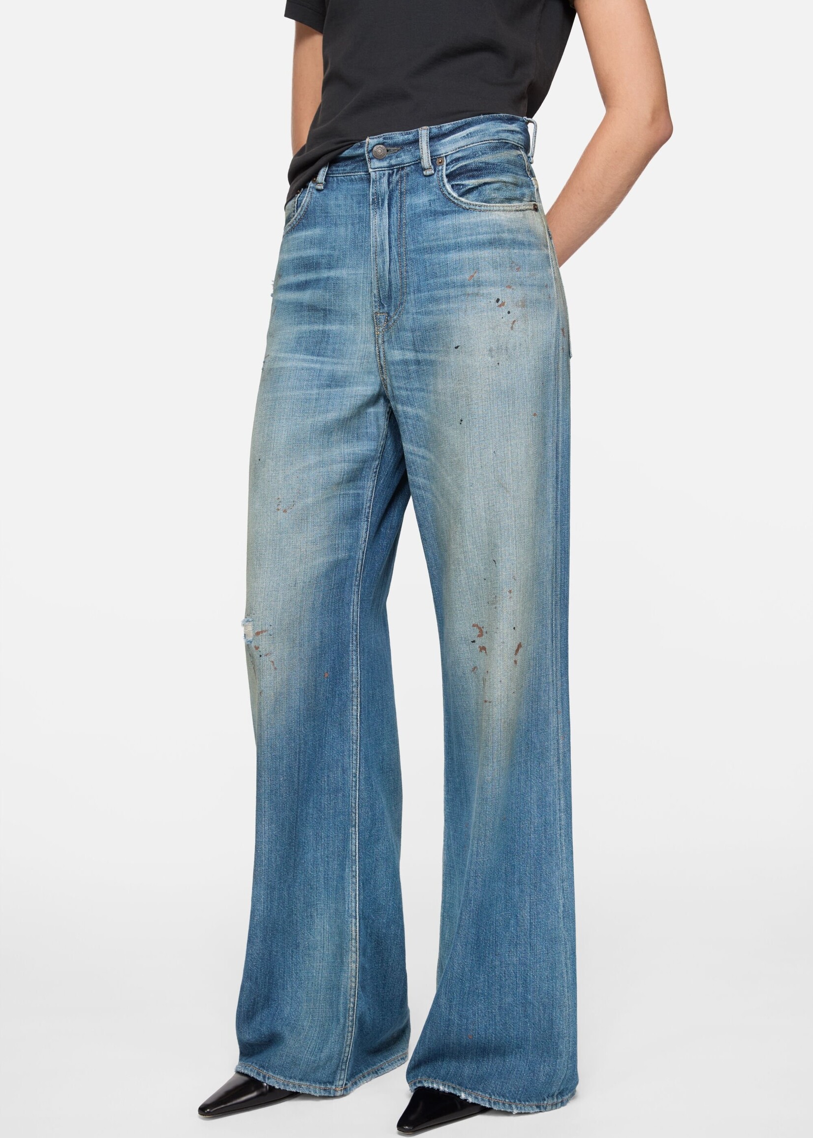 ACNE STUDIOS Acne Studios Regular Fit Jeans 2022 | Mid Blue Trafalgar