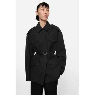 ACNE STUDIOS Acne Studios Combat Style Jacket | Black