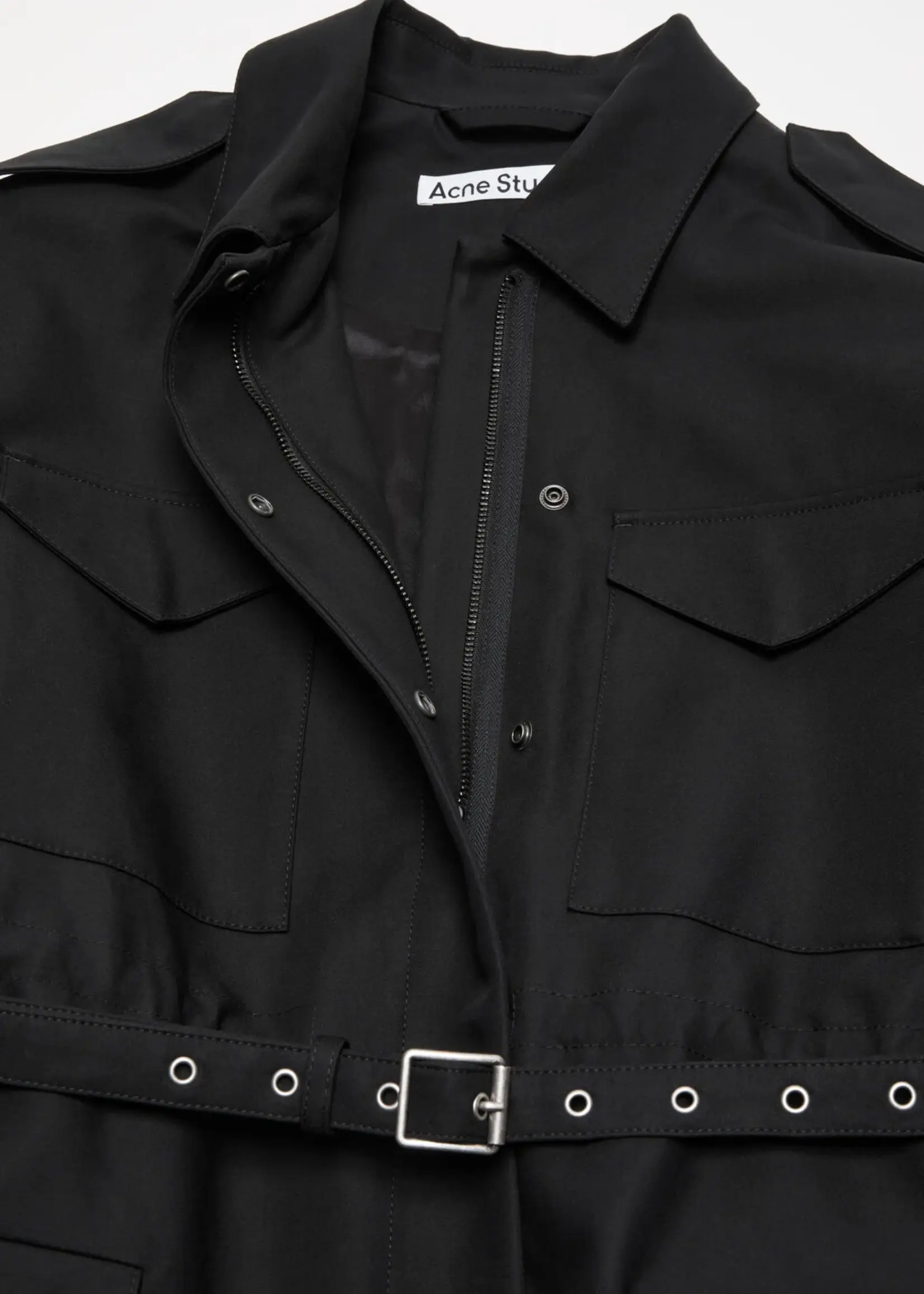 ACNE STUDIOS Acne Studios Combat Style Jacket | Black