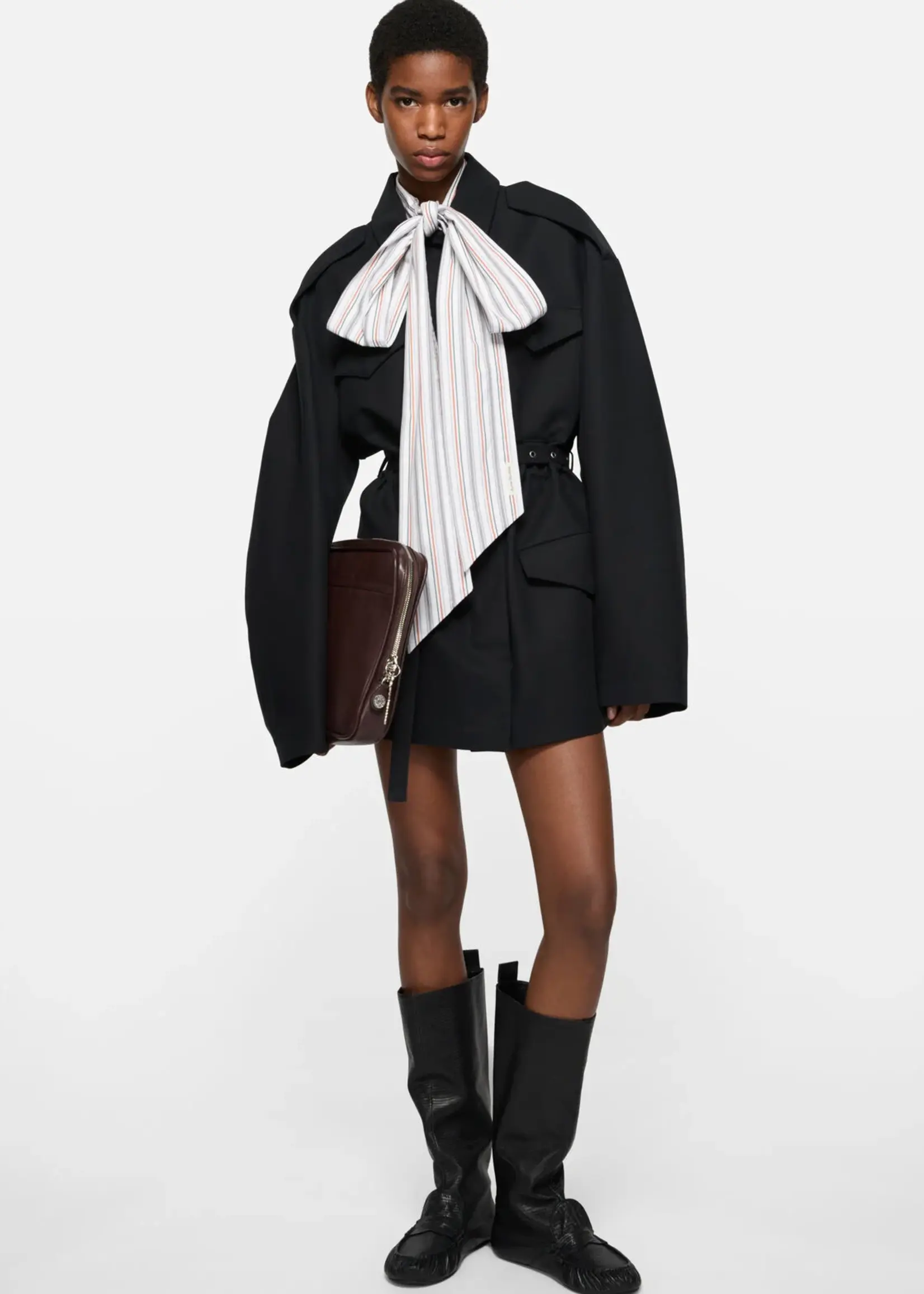 ACNE STUDIOS Acne Studios Combat Style Jacket | Black