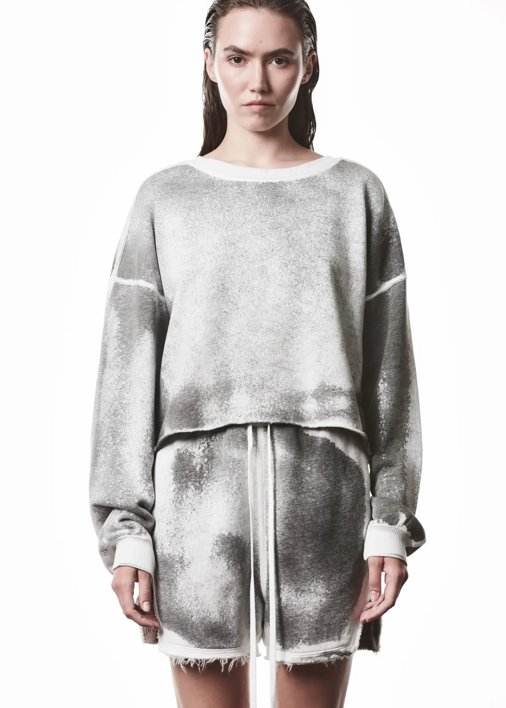 THOM KROM Thom Krom W S 496 sweatshirt .Spray Grey