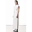 W J 219 Cropped Sleeveless Linen Jacket | Off White