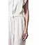 W J 219 Cropped Sleeveless Linen Jacket | Off White