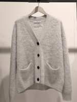 ACNE STUDIOS Acne Studios Cashmere Knitted Cardigan | Light Grey Melange S/M