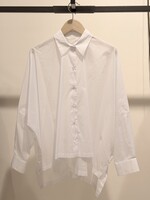 Xacus Xacus 100% Cotton Oversize Shirt | White