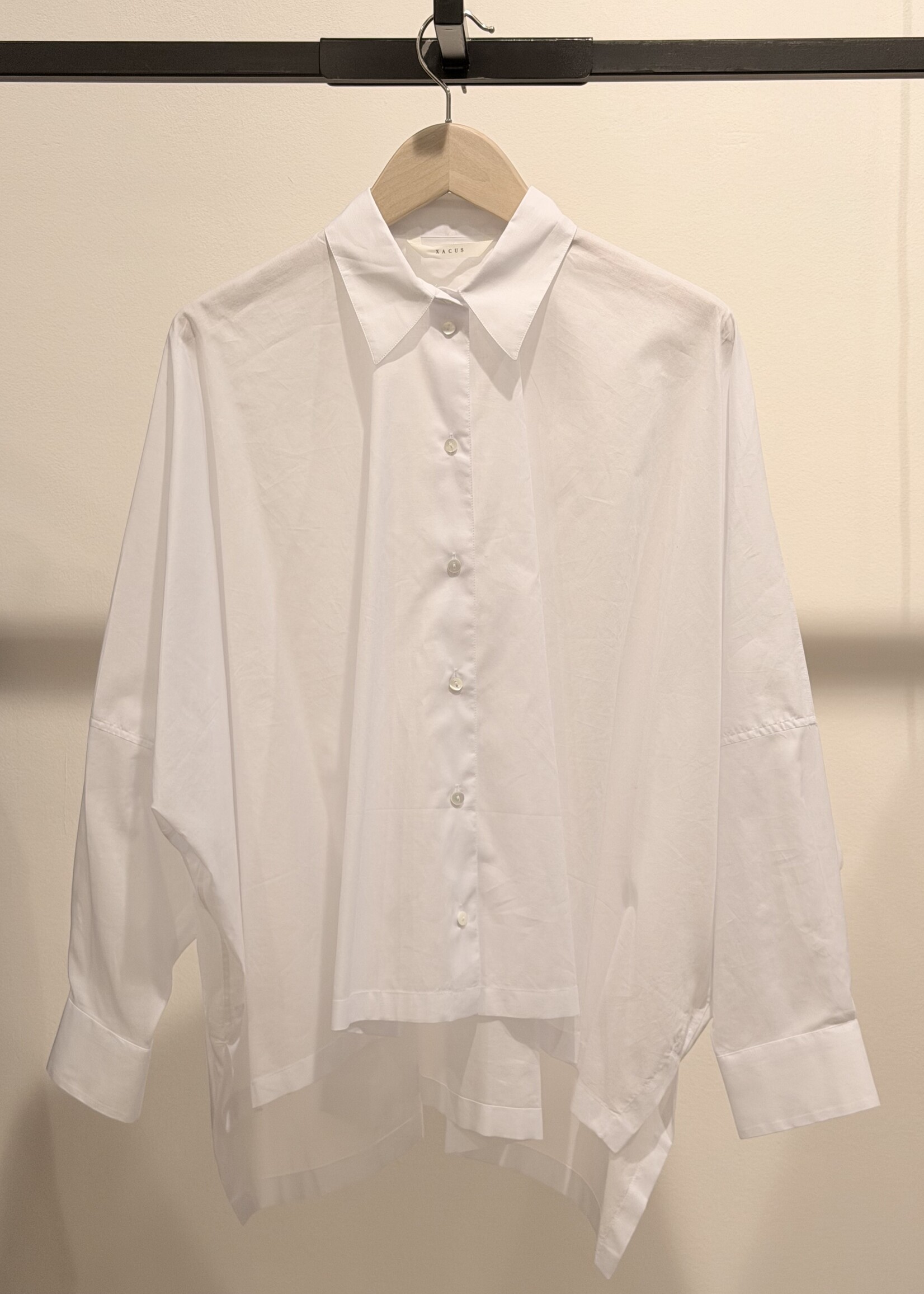 Xacus Xacus 100% Cotton Oversize Shirt | White