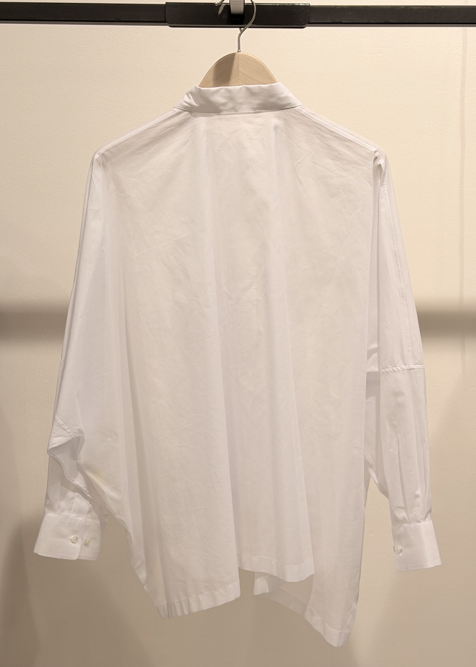 Xacus Xacus 100% Cotton Oversize Shirt | White