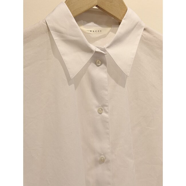 Xacus Xacus 100% Cotton Oversize Shirt | White