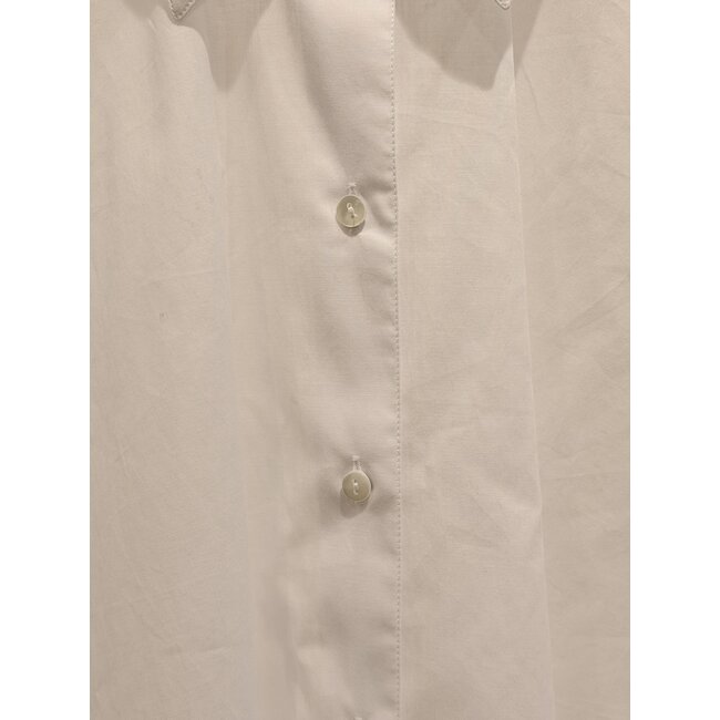 Xacus Xacus 100% Cotton Oversize Shirt | White