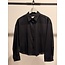 Xacus 100% Wool Cropped Shirt | Black