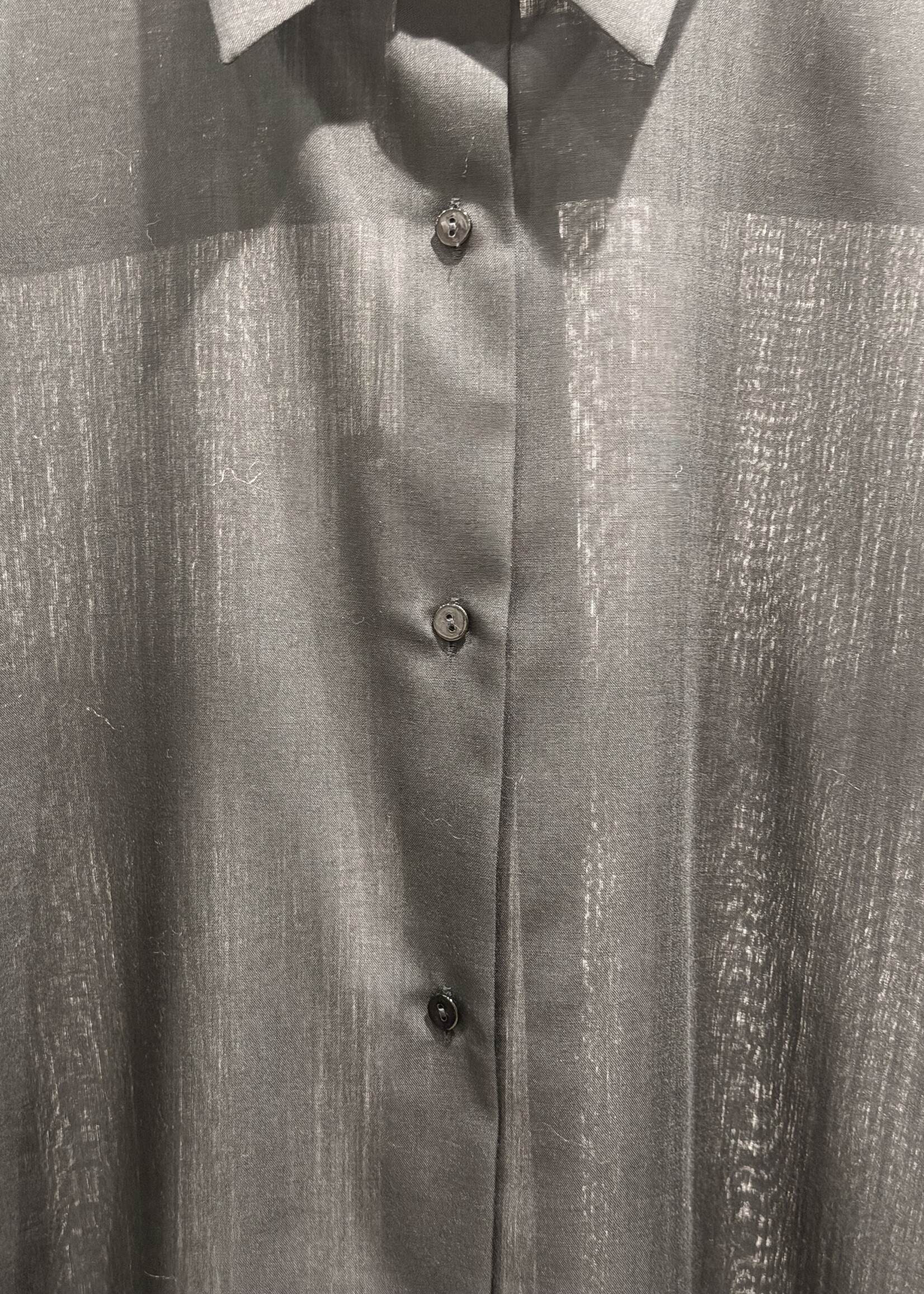 Xacus Xacus 100% Wool Cropped Shirt | Black