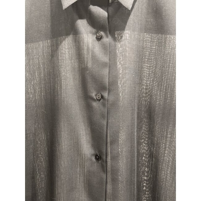 Xacus Xacus 100% Wool Cropped Shirt | Black