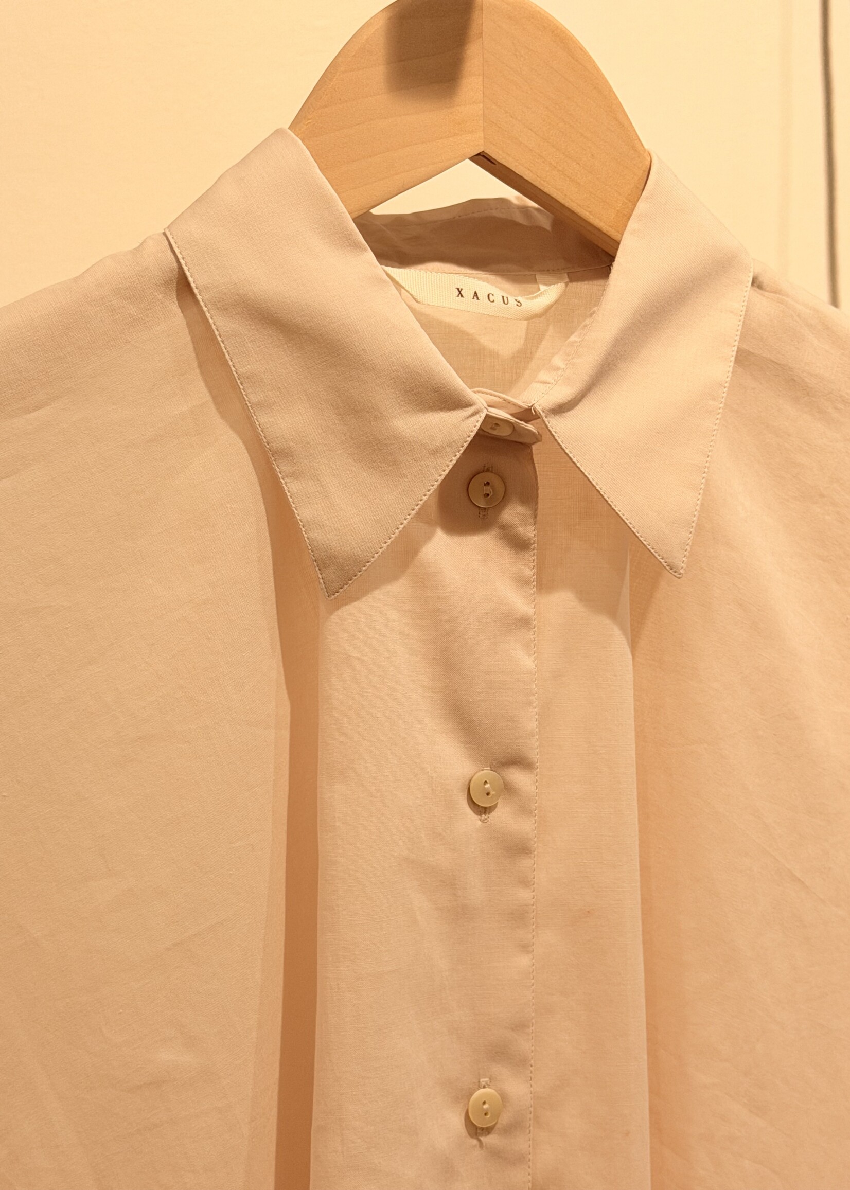 Xacus Xacus 100% Cotton Oversize Shirt | Nude