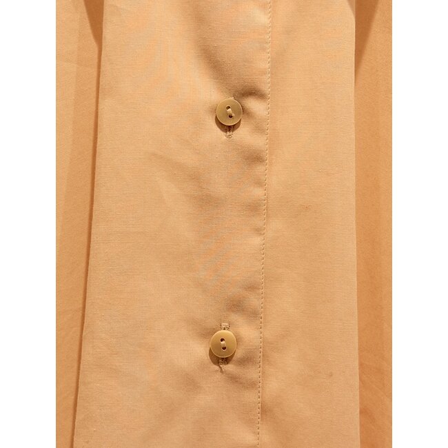 Xacus  100% Cotton Oversize Shirt | Nude