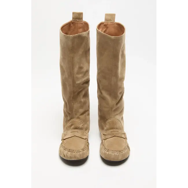 ACNE STUDIOS Acne Studios Slouch Saddle Boots | Beige