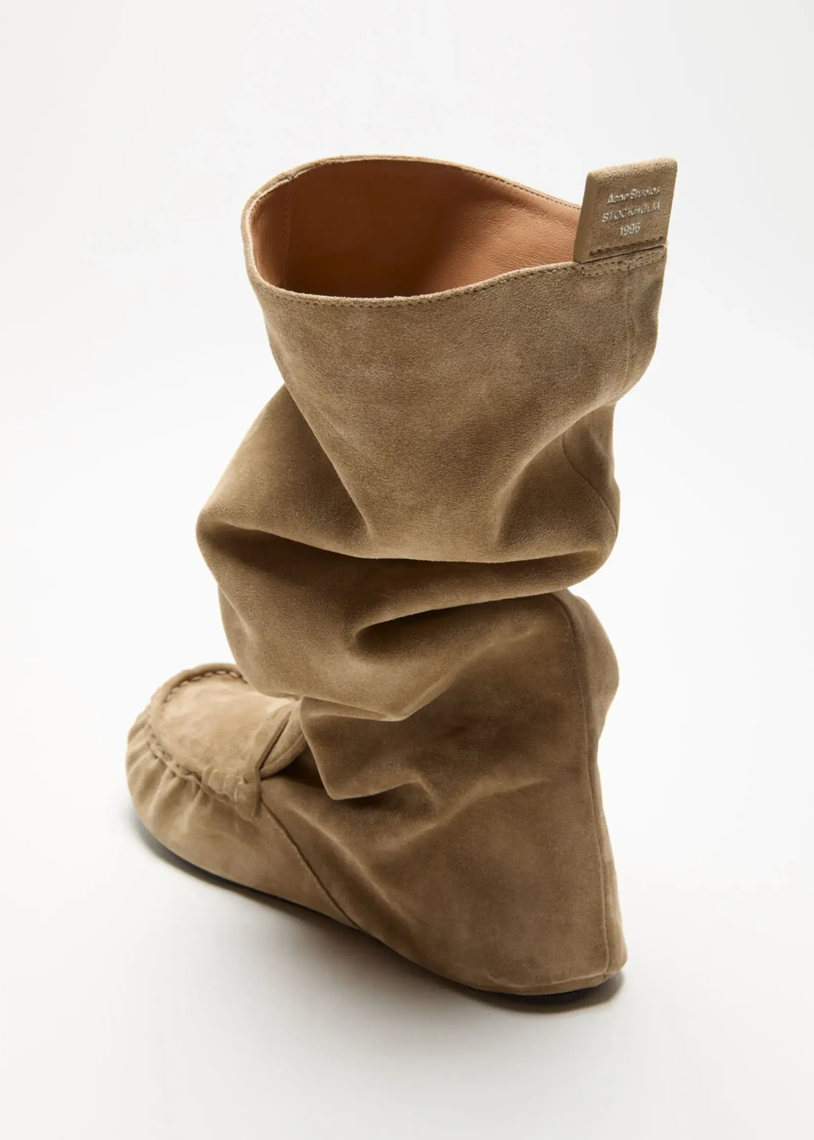 ACNE STUDIOS Acne Studios Slouch Saddle Boots | Beige