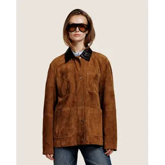 ALTER EGO Alter Ego Gabby Suede Jacket | Cinnamon