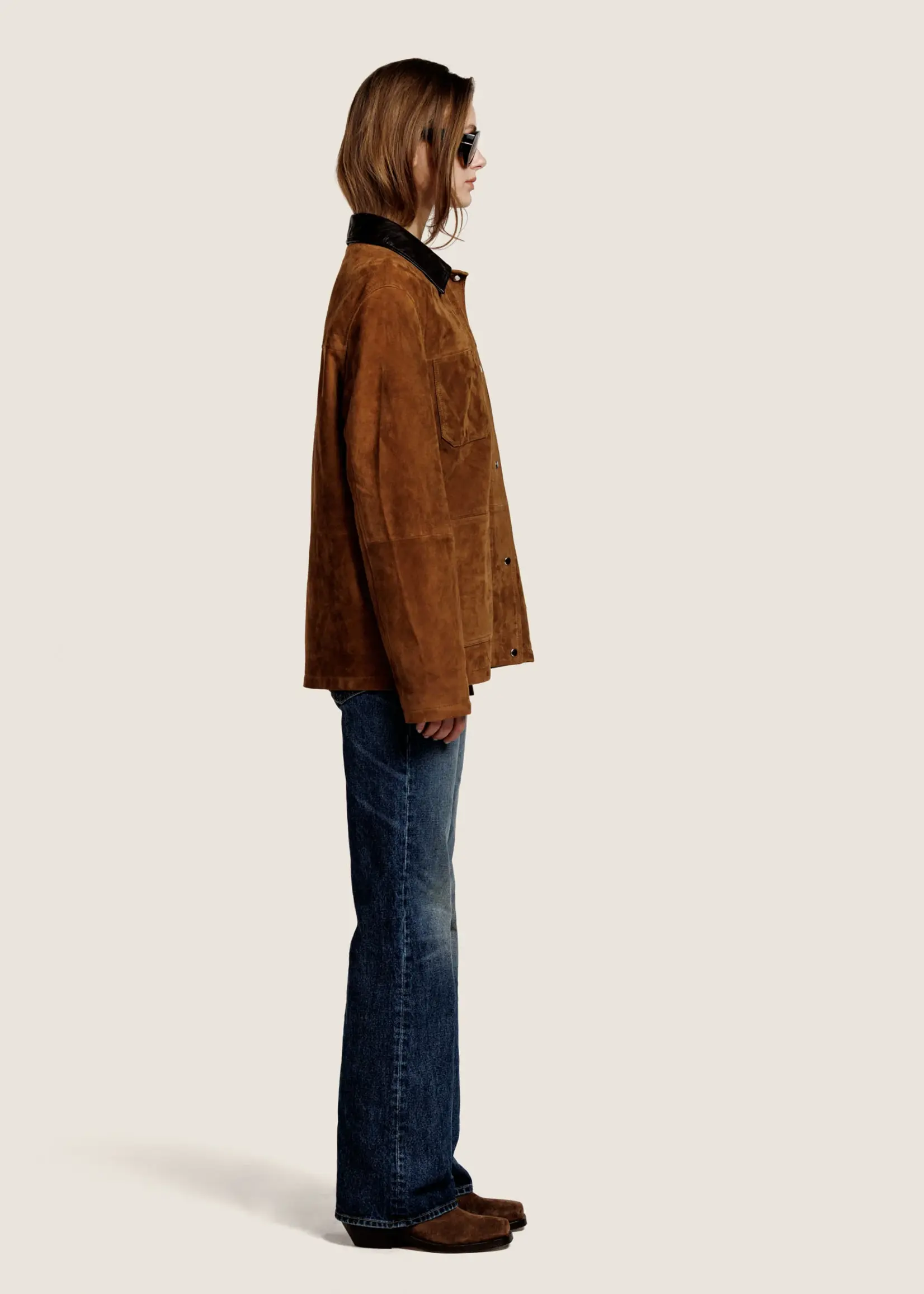 ALTER EGO Alter Ego Gabby Suede Jacket | Cinnamon