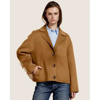 ALTER EGO Billie Wool Jacket | Tabacco