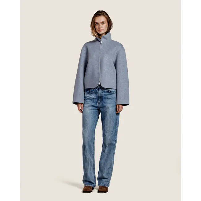 ALTER EGO  Gianna Wool jacket | Grey Blue