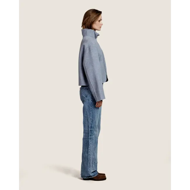 ALTER EGO  Gianna Wool jacket | Grey Blue