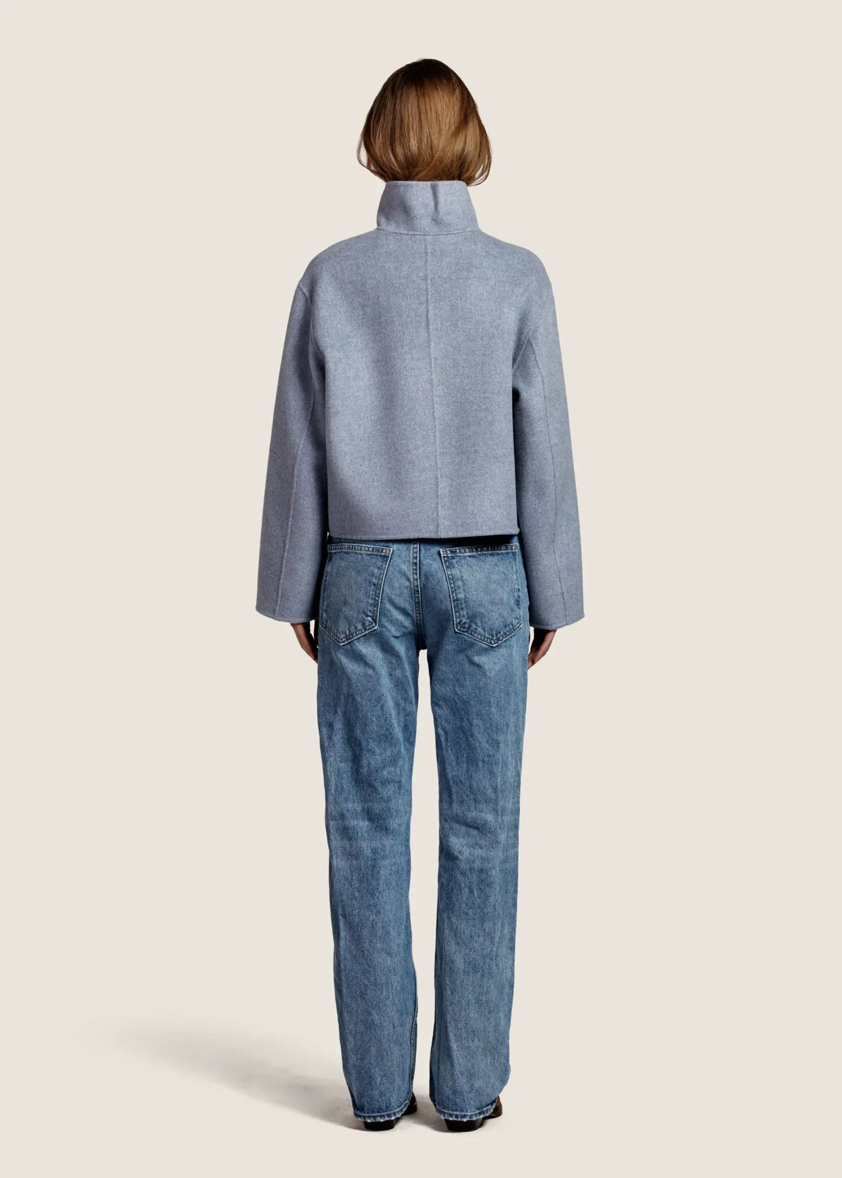 ALTER EGO Alter Ego Gianna Wool jacket | Grey Blue