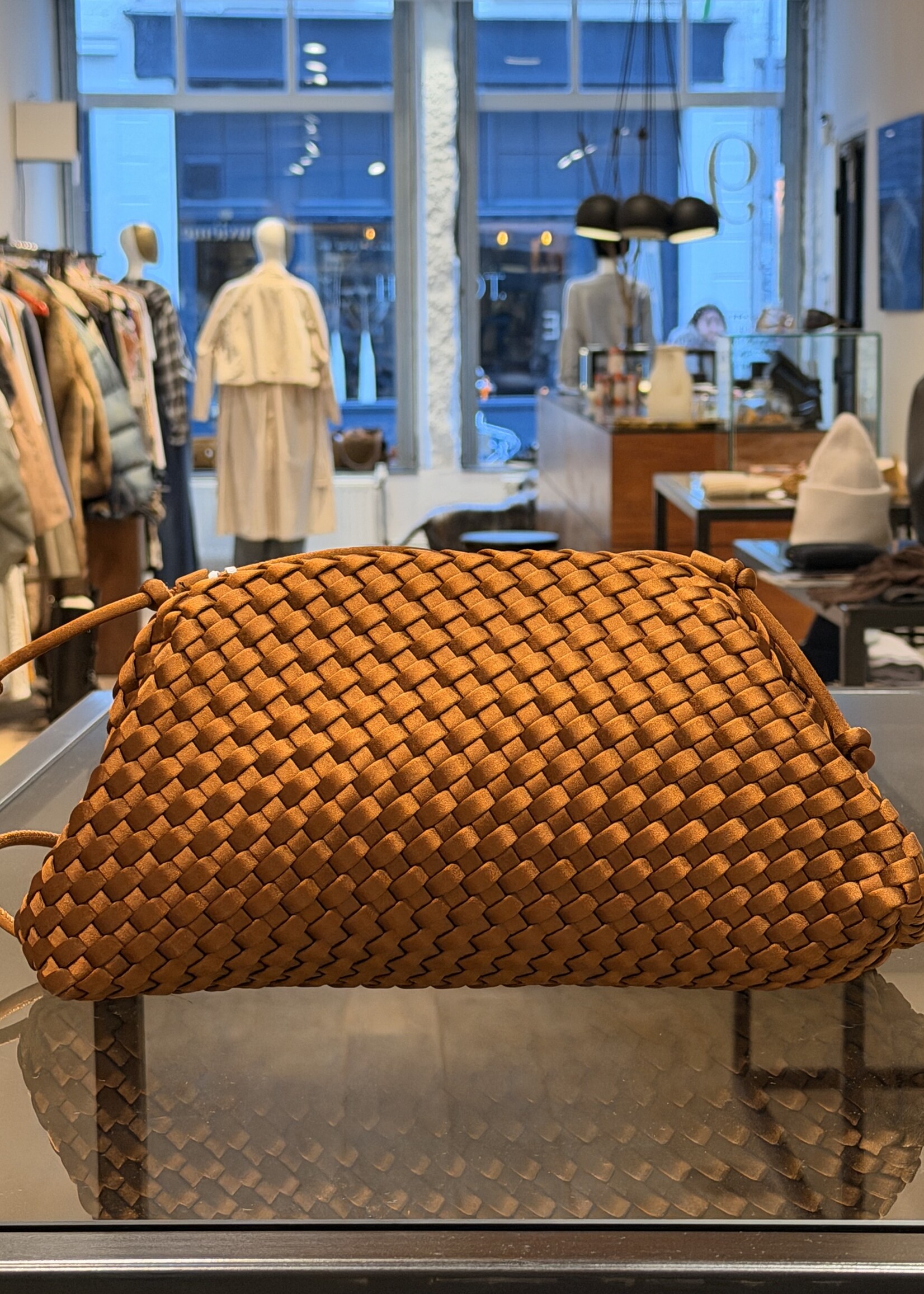 Marrea Marrea Pouch | Affogato Satin