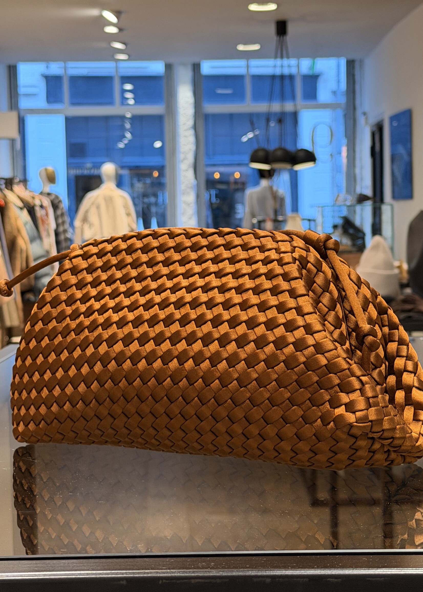 Marrea Marrea Pouch | Affogato Satin