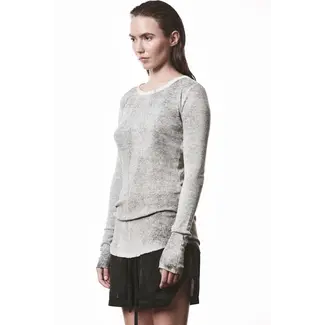 THOM KROM WTS615 Worked Long Sleeve Shirt | Spray Grey