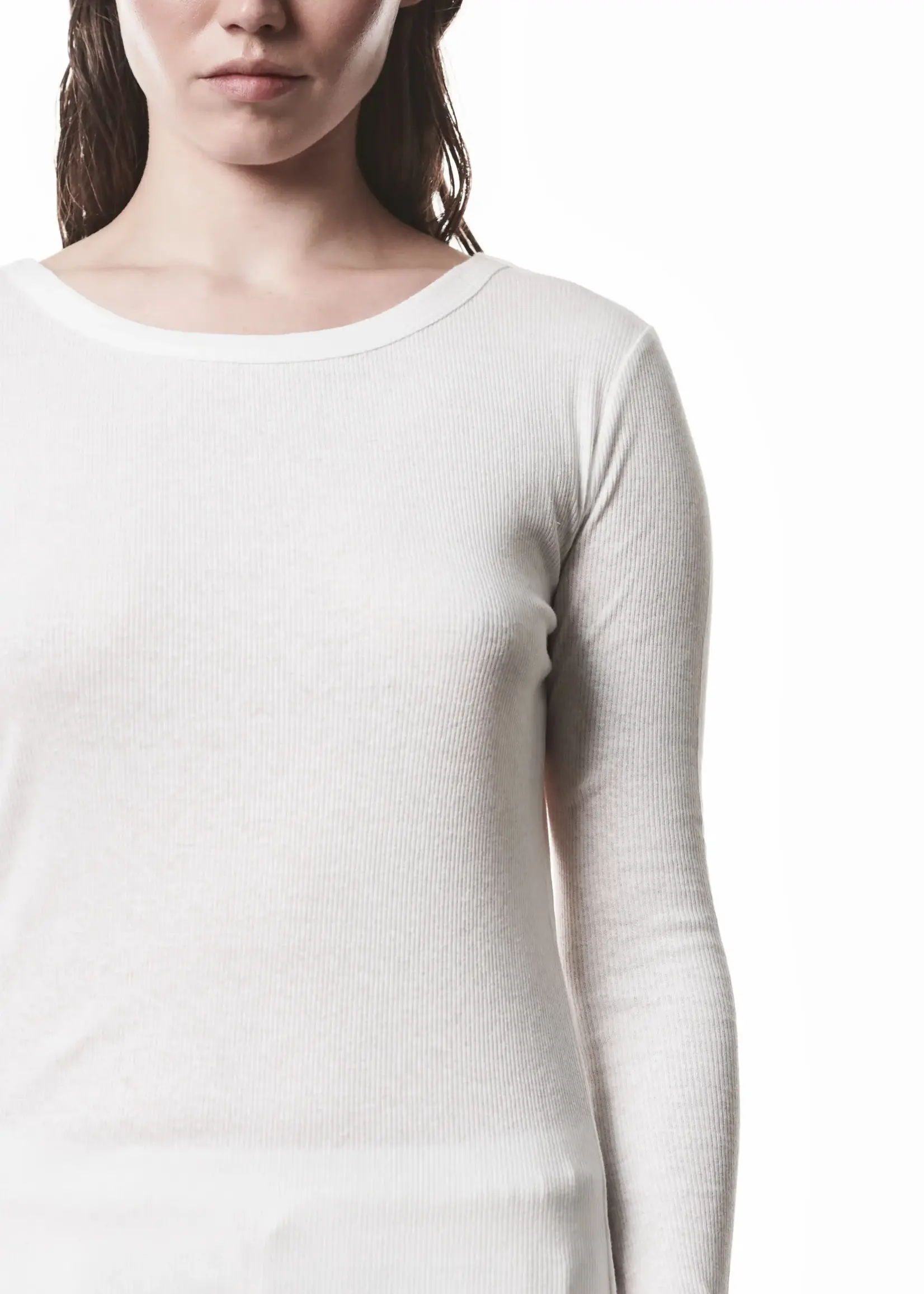 THOM KROM Thom Krom WTS615 Worked Long Sleeve | Off White