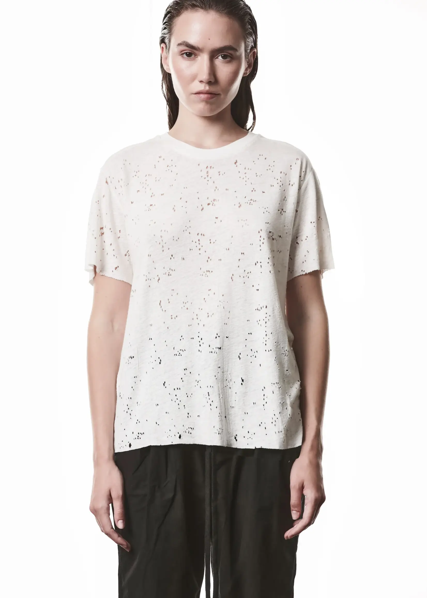 THOM KROM Thom Krom WTS620 Worked T-Shirt | Off White