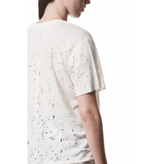 THOM KROM WTS620 Worked T-Shirt | Off White