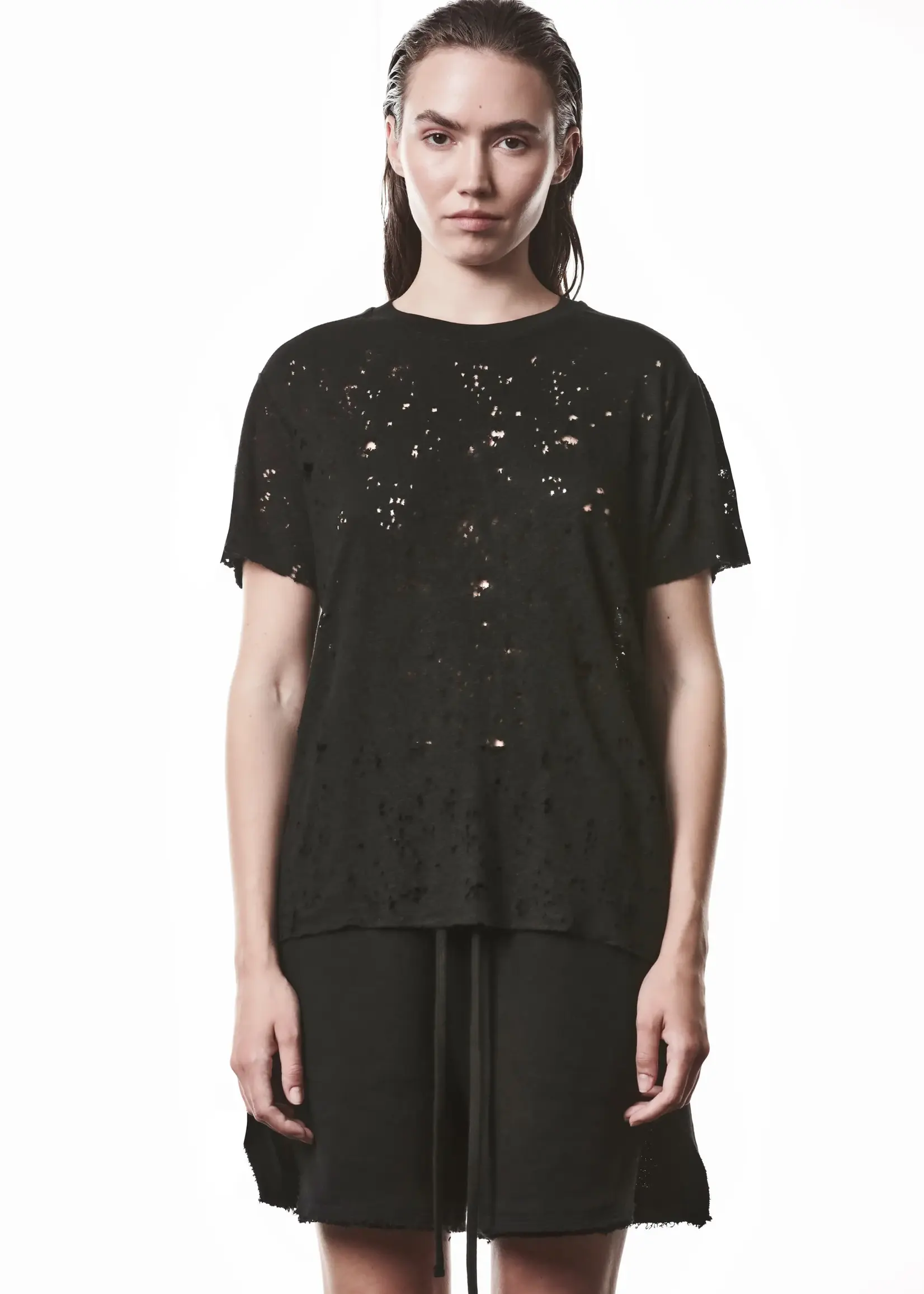 THOM KROM Thom Krom WTS620 Worked T-Shirt | Black