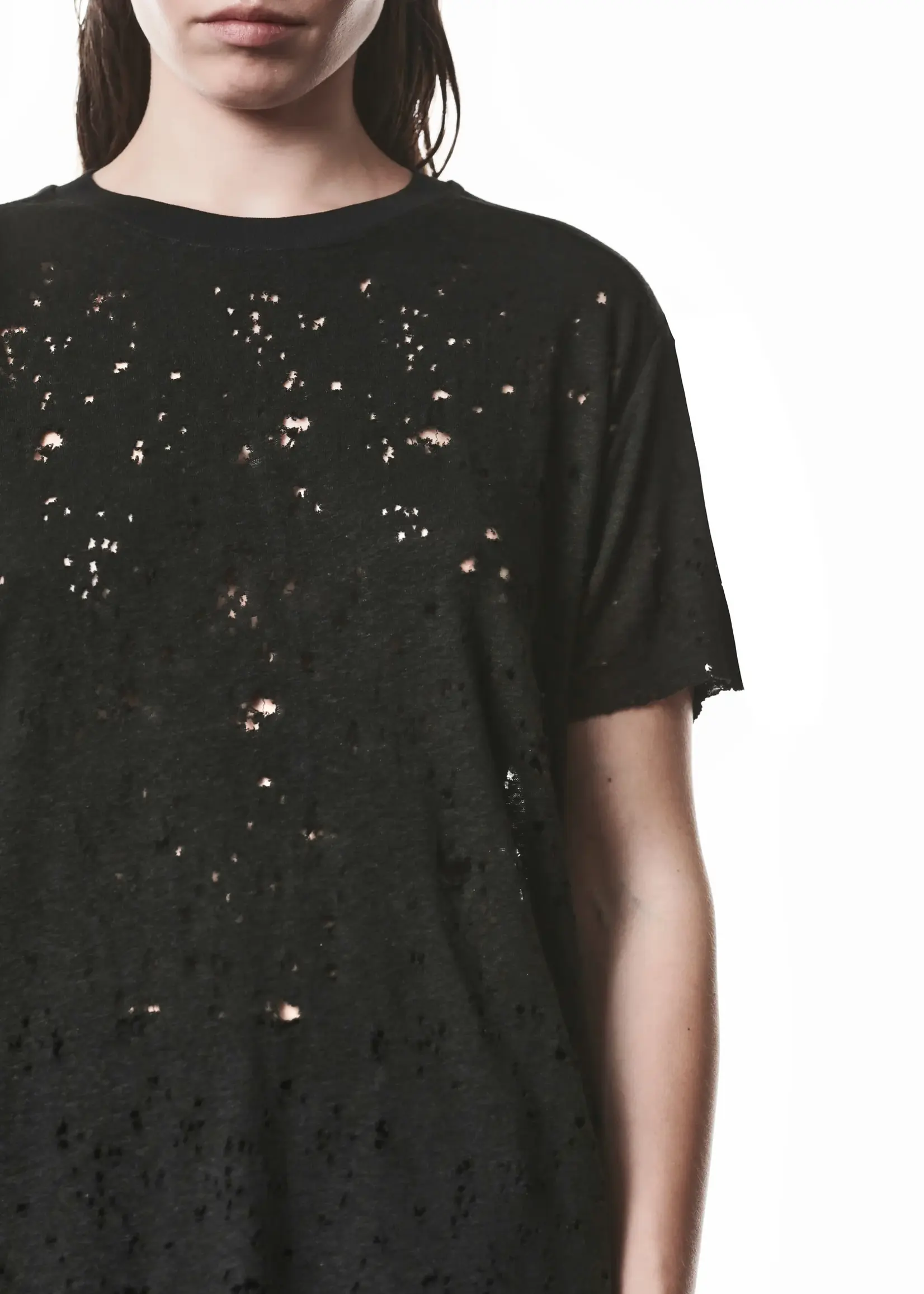 THOM KROM Thom Krom WTS620 Worked T-Shirt | Black