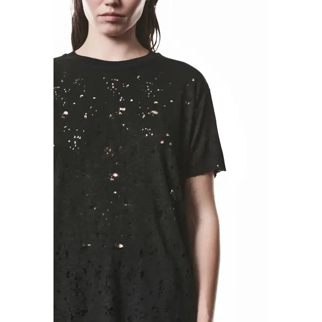 THOM KROM  WTS620 Worked T-Shirt | Black