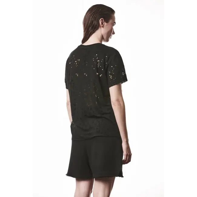 THOM KROM  WTS620 Worked T-Shirt | Black