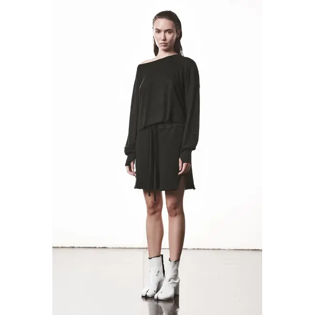 WTS613 Cropped Long Sleeve | Black