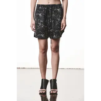 THOM KROM Thom Krom WST431 Relaxed Shorts | Marble Print