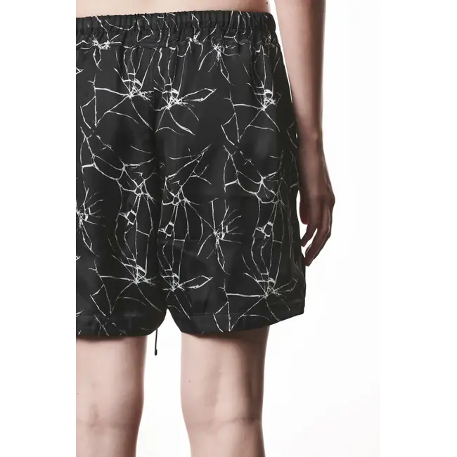 THOM KROM  WST431 Relaxed Shorts | Marble Print