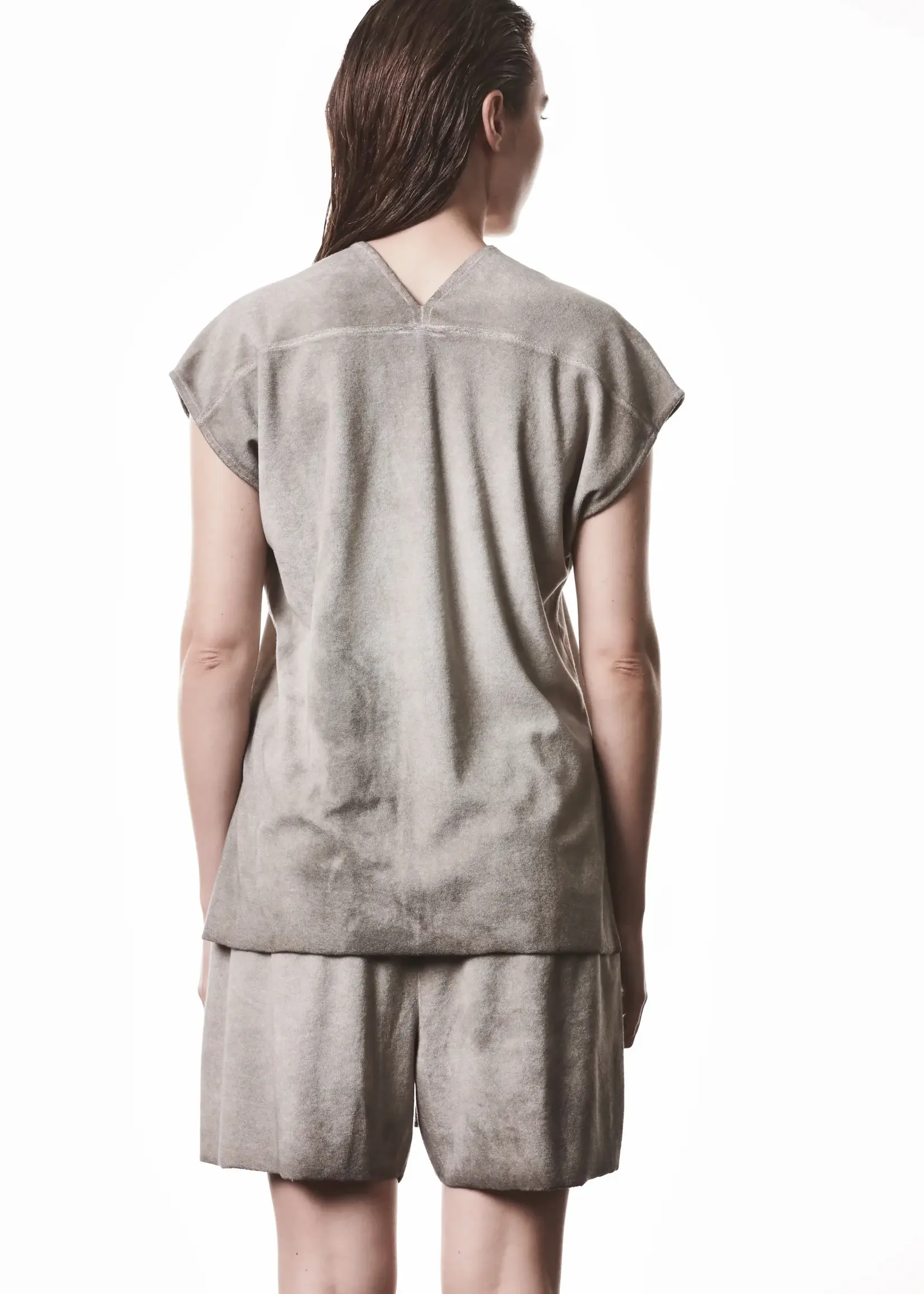 THOM KROM Thom Crom WTS610 Short Sleeve Top | Cold Dye Stone