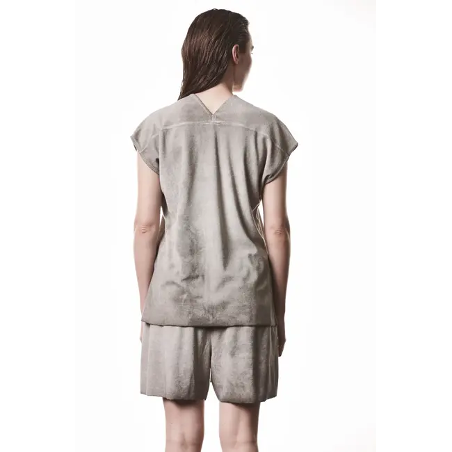 THOM KROM WTS610 Short Sleeve Top | Cold Dye Stone
