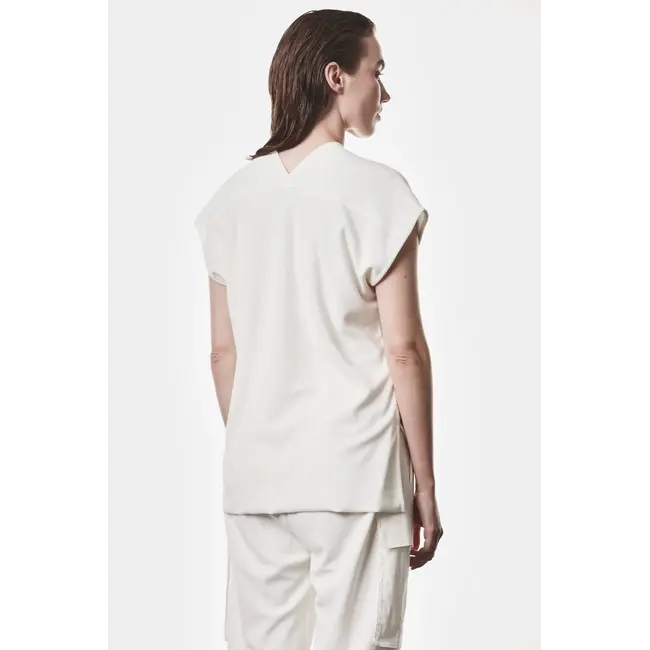 THOM KROM  WTS610 Sleeveless Top | Off White