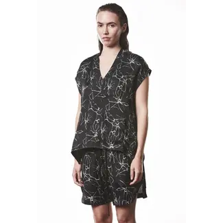 THOM KROM Thom Krom WH20 Sleeveless Top | Marble Print